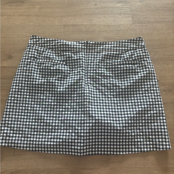 Size 14 Lady Hagen blue gingham athletic skirt gold skirt - Picture 6 of 7